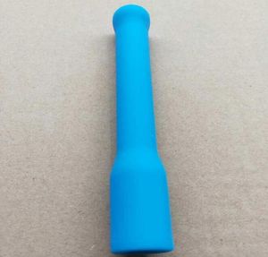 Punte per boccaglio in silicone colorato dal design innovativo portatile Bocca per narghilè Shisha Pipa da fumo Accessori con manico in metallo Cak9686747