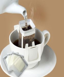 100 шт. в упаковке капельный кофейный фильтр-мешок портативный подвесной ушной стиль фильтры для кофе бумажные для дома и офиса путешествия инструменты для приготовления кофе и чая6609964