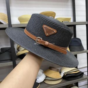 Designer Cap Bucket Hat Fashion Män kvinnor monterade hattar av hög kvalitet halmsolkapslar