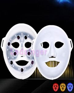 3D вибрация, 3 цвета PDT, светодиодная маска для лица, светотерапия, косметический массажер для лица, маска для ухода за кожей, удаление морщин 5143817