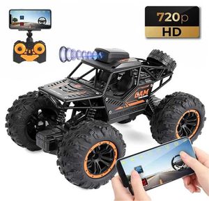 24G fjärrkontrollbil 118 RC -bil med kamera WiFi FPV App Offroad Climbing Drift Vehicle Touss Gifts To Children 220119786088