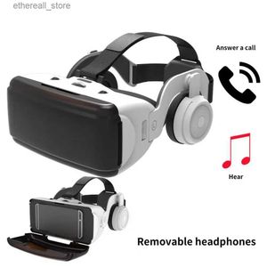 Dispositivi VR/AR Occhiali VR 1 set intelligente universale vista a 85 gradi Jack per cuffie da 3,5 mm Occhiali 3D cuffie VR per la casa Q240306