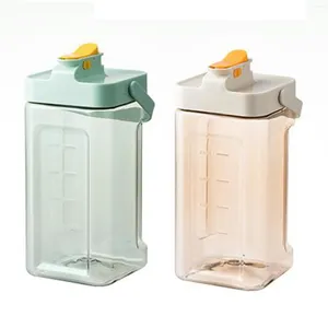 Vattenflaskor fruktjuice kanna dryck burk hög temperaturbeständig karafes kylskåp dispenser för limonad mjölk dryck