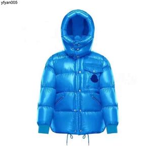 Mens Down Jacket Winter Long Sleeve Zipper Parka Designer varm tjock kappa