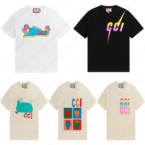 男性Tシャツファッションストリートレターグラフィティプリント女性サマーカジュアルルーズ通気性Tシャツトップス