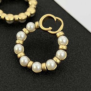 Stud Stud Luxury Earrings Designers G Letter Earring Designer Ladies Ear Studs Womens Ear Pendants Wedding Boucles Doreilles CXD2308011 240306