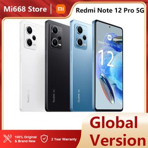 グローバルバージョンXiaomi Redmi Note 12 Pro 5GスマートフォンNFC 6.67インチ120Hz AMOLEDスクリーンMTK1080 67Wターボチャージ5000MAH