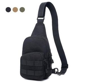 1000D Tactical Shoulder Bag Portable Man Chest Crossbody Bag Outdoor Utility Ryggsäck för jakt Camping Climbing4635775