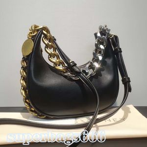 Stella McCartney Falabella Mini Tote Woman Metallic Women Handväska högkvalitativ läder axelväskor plånbok handväska svart liten ljus shoppingväska