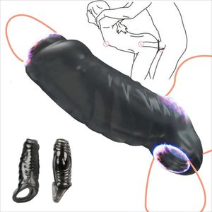 Erweiterung Sleeve Lock Sperma Produkte Verzögerung Ejakulation Erwachsene Erotische Sex Spielzeug Männer Kein Vibrator für Frauen