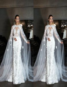 Exclusive Design Wedding Wrap 2019 Tulle Cloak Lace Ladies Bridal Cape Sleeveless Bridal Shawl Customized Wedding Jackets 7338719