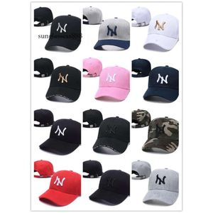 Boné de beisebol Designers Caps Sun Chapéus Mens Womens Bucket Hat Mulheres Snapback Hatsmen S Baseball Cap com NY Carta H5yy