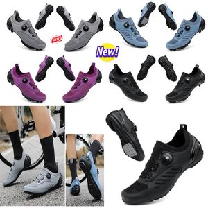 designer Cycling Shoes Men Sports Dirt Road Bike Shoes Flat Speed Cycling Sneakers Flats Mountain Bicycle Footwear SPD Cleatsd Shoes 36-47 GAI