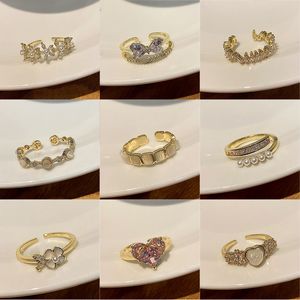 Love Rings Womens Designer Ring Ring Jewelry Band Titanium Steel com diamantes Casual Fashion Street Classic Gold Silver Rose Rose Ajuste Opcional Size Ajuste