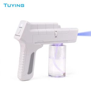 Portable Wireless pistola sanitizante inalambrica blu ray anion nano spray gun for disinfection and alcohol spraying home use7632289