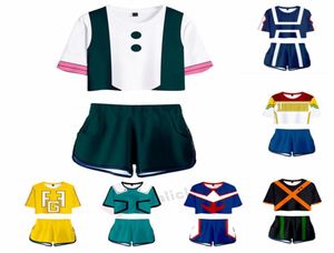 Anime Boku No Hero Academia My Hero Academia Cosplay Costume Ochaco Uraraka Todoroki So Bakugou Katsuki Top Short XSXXL9570243