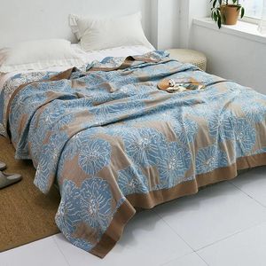 Blankets Large Soft Knitted Bedspread On The Bed Summer Picnic Camping Blanket Tent Hiking Quilt Baby Comforter