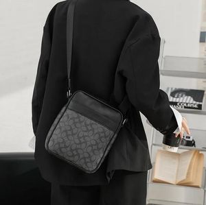 Men's Bag Fashion Shoulder Bag Men's Crossbody Leisure Business Vertical Briefcase Backpack