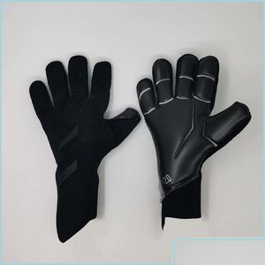 Sporthandskar 2022 4mm Ny målvakt Fingerskydd Professionella män Fotboll Adts Kids Tjockare målfoto Soccer Glove Drop Drop Del Dhjhs