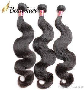 Bella cabelo 830 feixes de cabelo peruano não processado tecer cabelo natural onda do corpo preto trama de cabelo humano 3 pc lote julienchi7571678