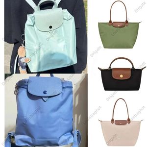 2024 Long New Dumpling Bag Large Capacity Wallet Handbag Shoulder Crossbody Shopping Bags Embroidery Designer Women Waterproof Nylon Purse
