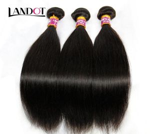 Indiskt rakt jungfruhår 100 indiska mänskliga hårväv buntar obearbetade indiska silkeslen rak remy hårförlängningar naturliga C16005347