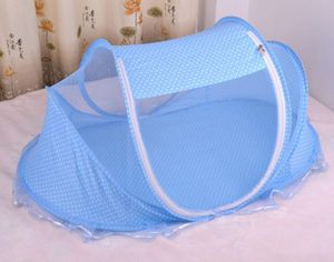 New Baby Cribs 02 Years Baby Bed With Pillow Mat Set Portable Foldable Crib With Netting Newborn Cotton Sleep Travel Bed9065535