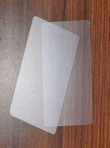 2020 1000pcslotHigh Quality CR80 PVC Plastic ClearTranslucentTransparent Blank Card9136194