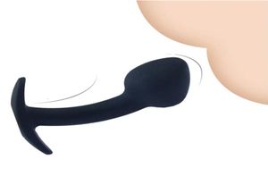Massage Wearable Anal Plug Bullet Butt Plugs for Women Men Soft Silicone Dildos Sex Shop Anal Toys For Par for Adult Games Beg6068028