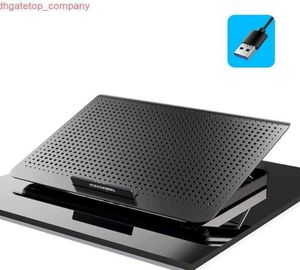 Auto Metall Gaming Laptop Kühler Silent Lüfter Für 1217 Zoll Laptop Cooling Pads Zwei USB Port Tragbare Verstellbare Notebook Stand Lapto9738181