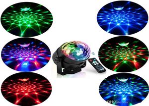 RGB LED Party Effect Disco Ball Light Stage Light Lasl Lamp Projector RGB Stage Lamp Music KTV Festival Party LED LAMP DJ Light6370495