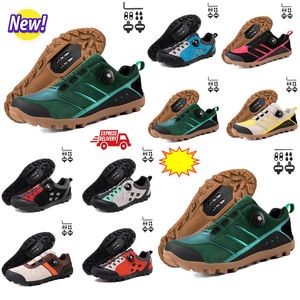 Calzature da ciclismo Uomo Scarpe da ginnastica per bici da strada veloci Scarpe da ciclismo in carbonio piatto Tacchetti MTB Scarpe da bicicletta da montagna da donna Pedali SPD Bici da corsa Footwar GAI