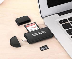 Multi USB20 Typec Micro USB OTG med SD TF -kortläsare 3 i 1 för Computer MacBook -surfplatta A336821872