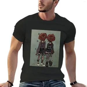 Polos masculinos Rose Girlfriends Camiseta Hippie Roupas Tops Camisetas masculinas gráficas