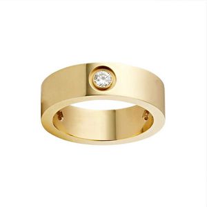 Classic Cartres Ring Super High Version LOVE Couple Thick Electroplated Rose Gold Chain OU6M