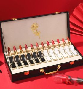 Makeup lipstick set Limited Gift Box Valentine039s Day Luxury matte shimmer vegan Lip stick Kit Birthday Christmas long lasting4897379