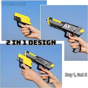 Brinquedos Arma Arma Brinquedos ParentChild Glock Water Gun 2 em 1 Divisão Dupla Batalha de Verão Tiro Pistola de Água Brinquedos Meninos Meninas Praia Jogo de Água Jogo de Piscina 230412 240306