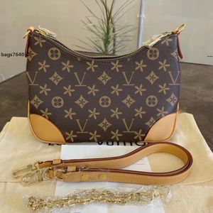 AA 5A skórzana torba na ramię Kobiet Designer BGAS Boulogne torebka crossbody Bag