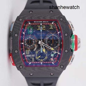 Женские часы Спортивные часы RM Watch Rm65-01 Carbon Fiber Machinery Swiss Name Luxury RM6501 Полный комплект