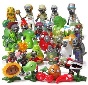 40pcsset vs Pvz Rośliny Zombie PVC Figurki Zestaw lalek zabawek do dekoracji imprezy zbiorczej C190415014455080
