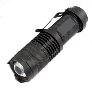 Mini penlight 2000LM Waterproof LED Flashlight Torch 3 Modes zoomable Adjustable Focus Lantern Portable Light use AA 14500 batter4878821