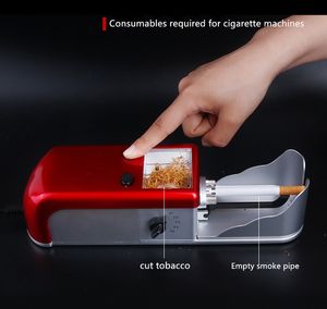 Evrensel büyük tam otomatik sigara üreticisi bitki öğütücü elektrikli sigara çekme makinesi, tütün kesme sigara üreticisi