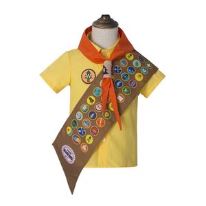 Wilderness Explorers ShortSleeve Unisex TShirt Wilderness Explorer Camiseta Russell Up filme Halloween cosplay traje Juventude Ad 240220