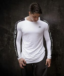 Базовая рубашка с длинными рукавами для фитнеса и тренировок, дышащий, эластичный, влагоотводящий, быстросохнущий, плотный 240301