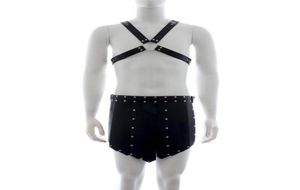 Fetiche masculino couro cinto de arnês ajustável roupas gay sexual cinta peito rave lingerie masculina para bdsm bondage sexo sutiãs sets4397565