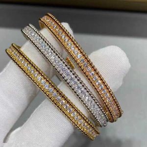 V Bracelet Fan Jia Mi Zhu Narrow Edition Single Row Full Diamond Bracelet Light Luxury Fashion Small Group Advanced Design Gifts to Girlfriend