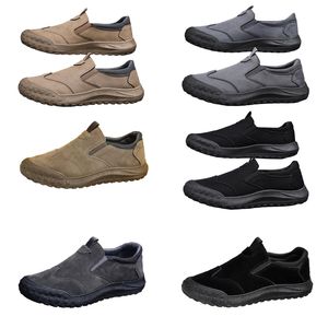 Men's One Spring Style, New Foot Lazy Lazy confortável Sapatos de proteção de mão -de -obra respirável, tendência masculina, solas macias, esportes e sapatos de lazer 39 980 5