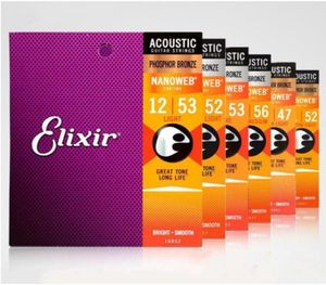 Elixir akustik gitar dizeleri fosfor bronz gölge 16077 16002 16052 11025 11052 16027 16102 11100 11002 11027 12000 12002 120504737823