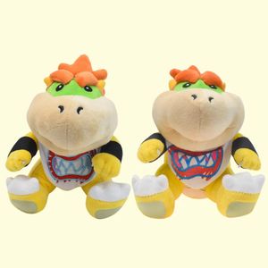 2024 All'ingrosso Mary Series Bowser Jr. Peluche figurine 2 Koopa BB Fire Dragon Kid gioco per bambini Playmate