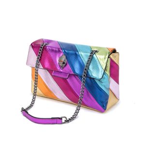 Borse di lusso firmate Bm9329 Vendita Dropship Patchwork multicolore per borsa a tracolla in PU di tendenza della moda di marca da donna